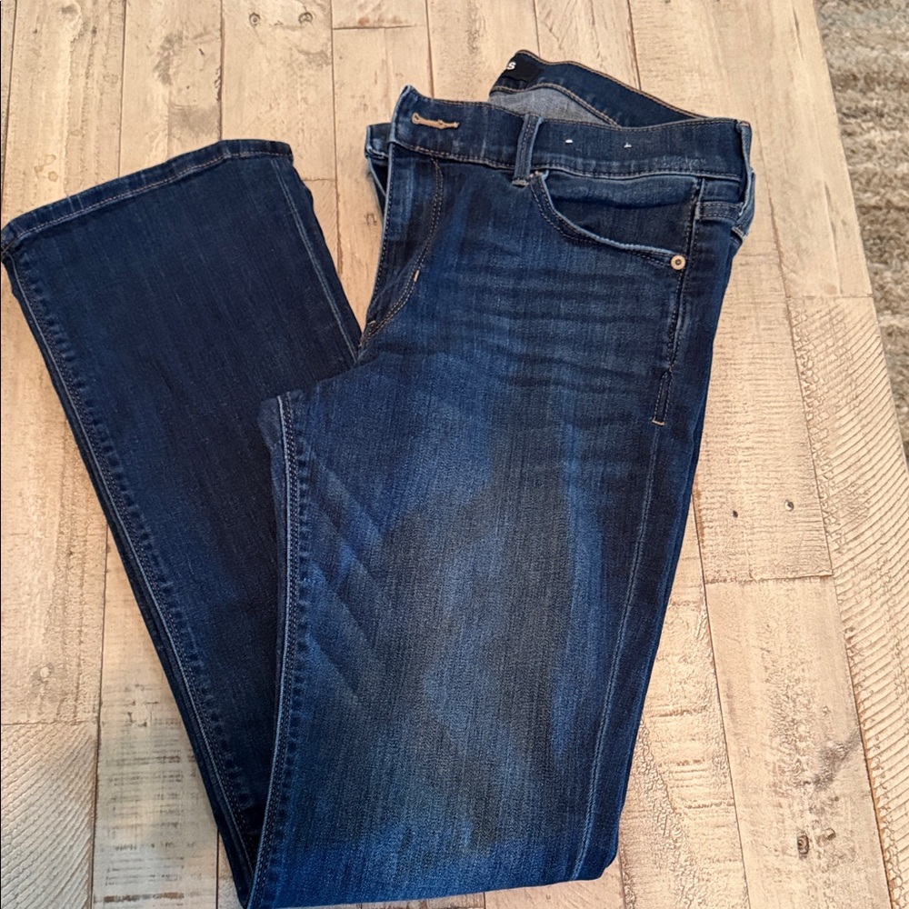 Express Women's Dark Blue Boot Cut Jeans